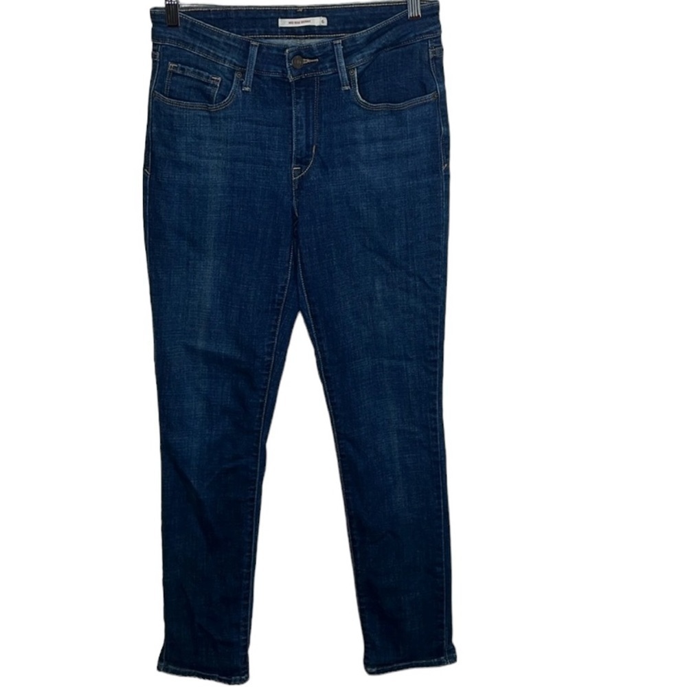 Levi's Mid Rise Skinny Medium Wash Jeans Women Size 6